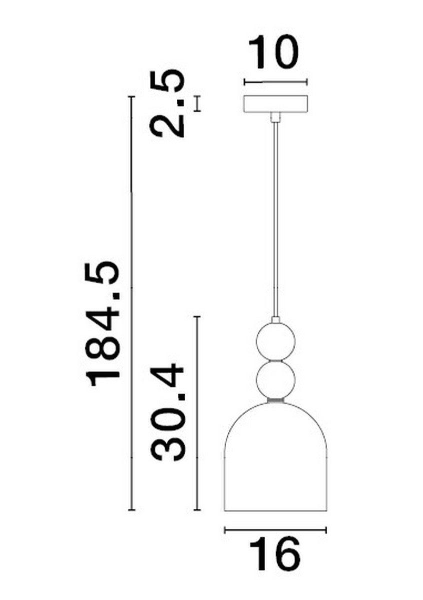 Lampa wisząca BALAM LE43396 - Luces Exclusivas - obrazek 2