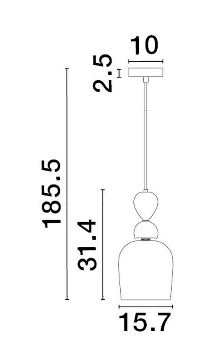 Lampa wisząca BALAM LE43397 - Luces Exclusivas - obrazek 3