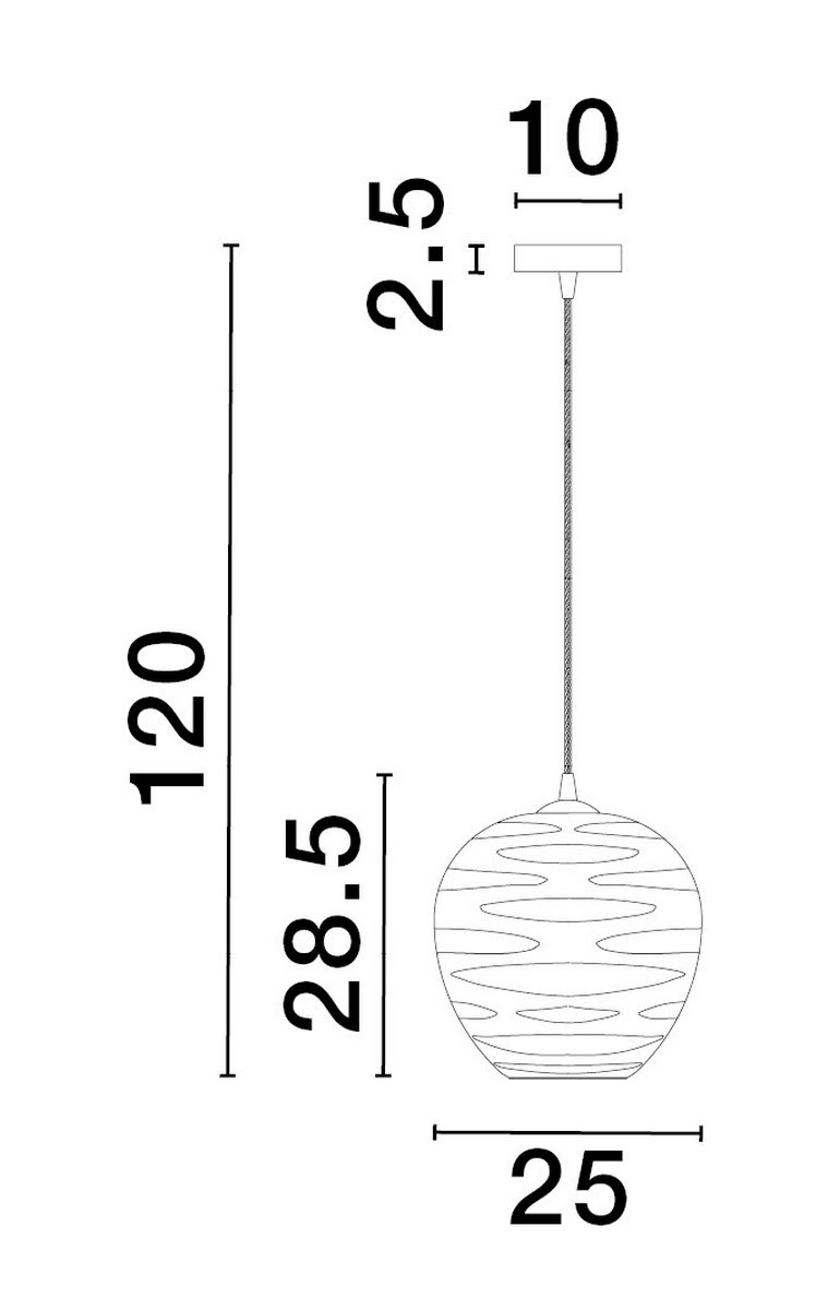 Lampa wisząca BAMBU LE43418 - Luces Exclusivas - obrazek 2