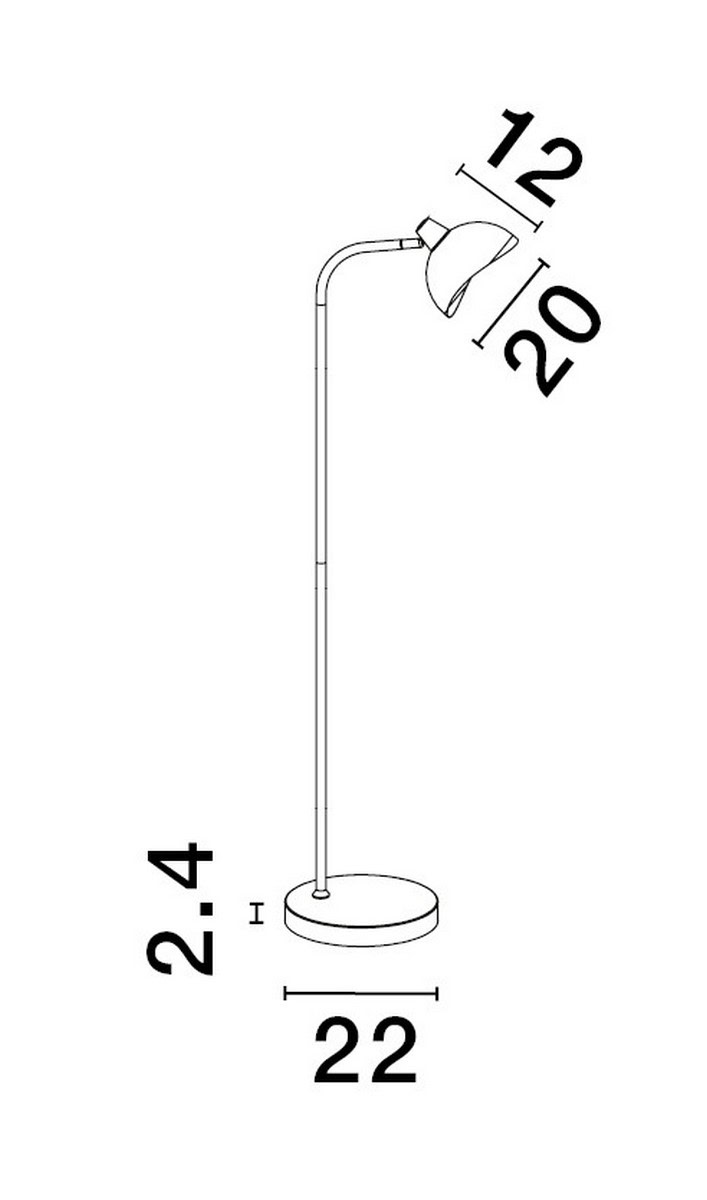 Lampa podłogowa BANAC LE43427 - Luces Exclusivas - obrazek 2