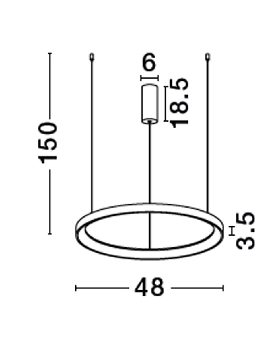 Lampa wisząca ROTA LE43516 - Luces Exclusivas - obrazek 4