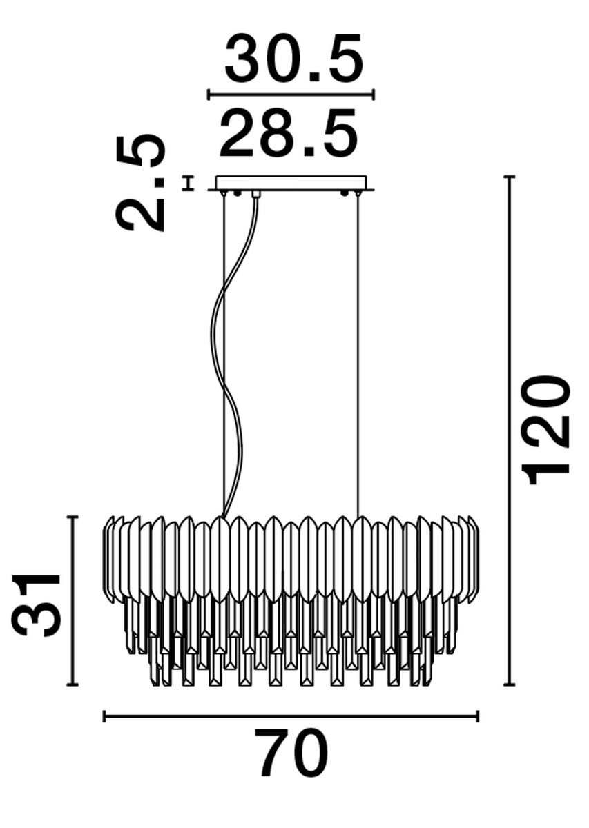 Lampa wisząca ACATEN LE43576 - Luces Exclusivas - obrazek 3