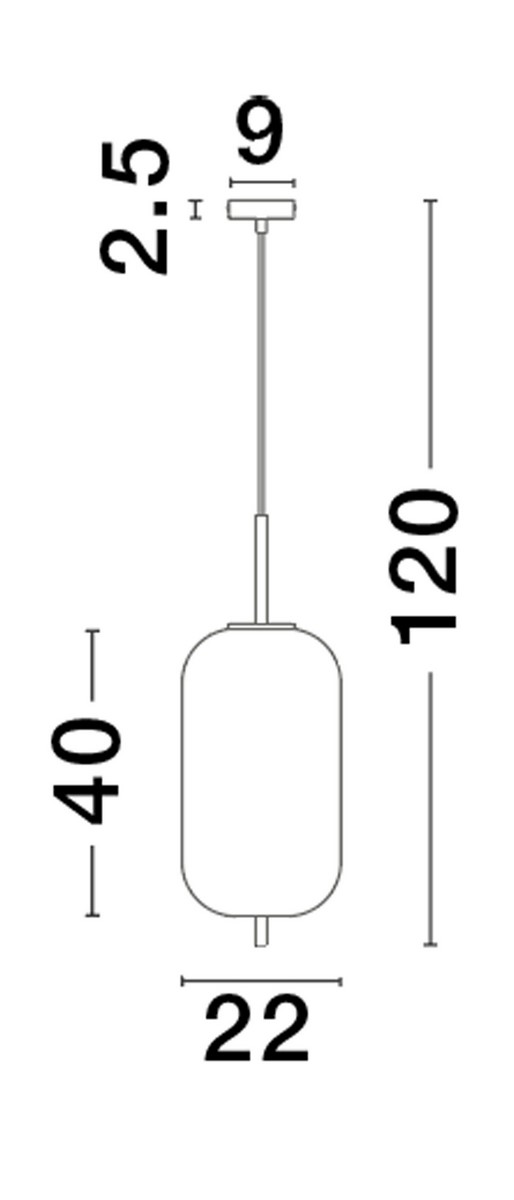 Lampa wisząca PILAR LE43662 - Luces Exclusivas - obrazek 2