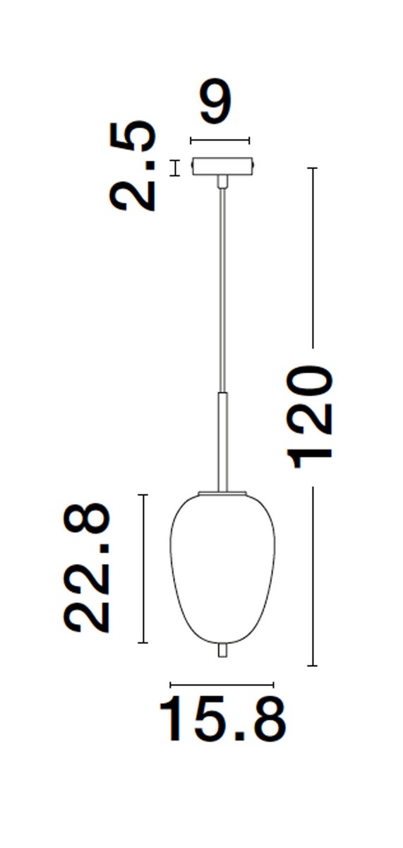Lampa wisząca PILAR LE43666 - Luces Exclusivas - obrazek 3