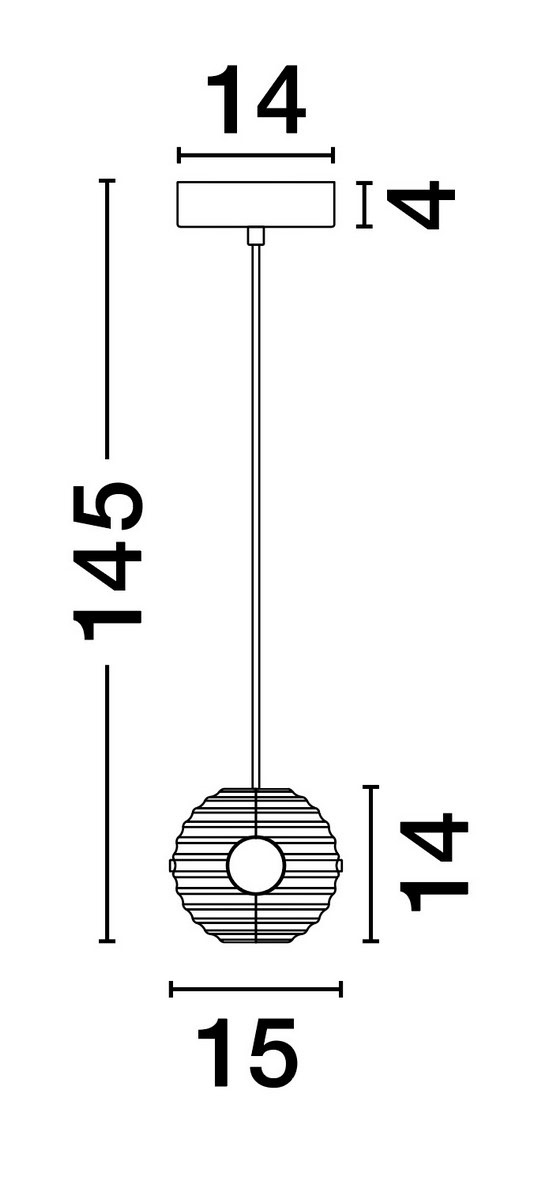 Lampa wisząca SECO LE44232 - Luces Exclusivas - obrazek 4