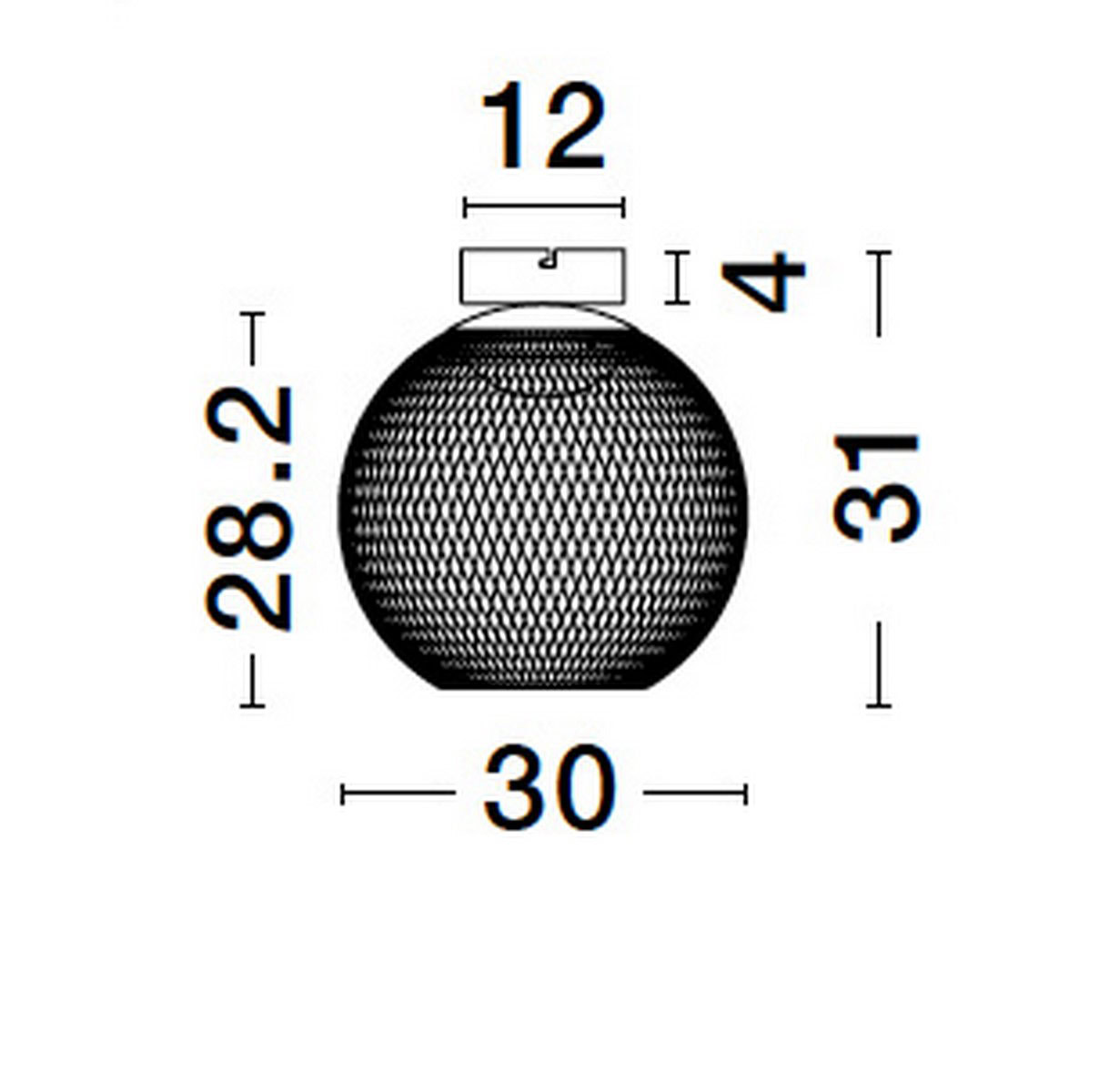 Lampa sufitowa RITA LE44256 - Luces Exclusivas - obrazek 3