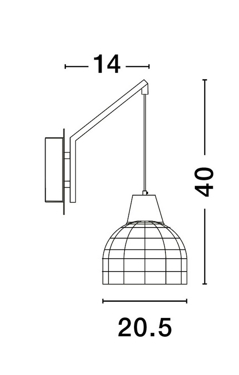 Kinkiet TACNA LE44361 - Luces Exclusivas - obrazek 3