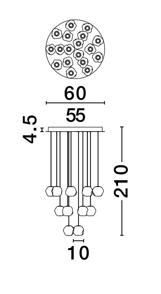 Lampa wisząca CHEPEN LE44427 - Luces Exclusivas - obrazek 5