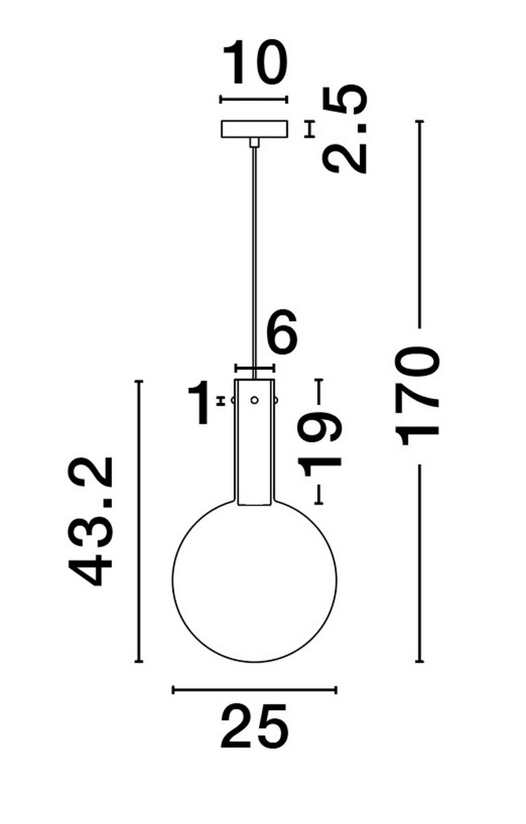 Lampa wisząca JAVIER LE44479 - Luces Exclusivas - obrazek 3