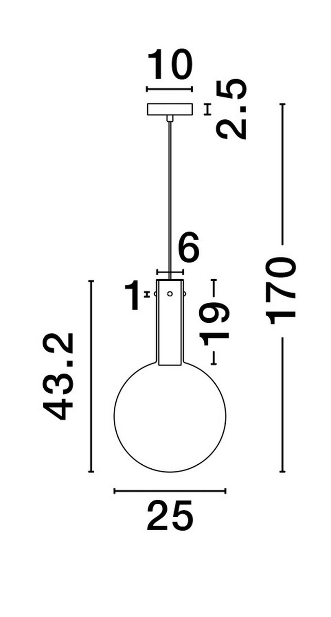Lampa wisząca JAVIER LE44484 - Luces Exclusivas - obrazek 4