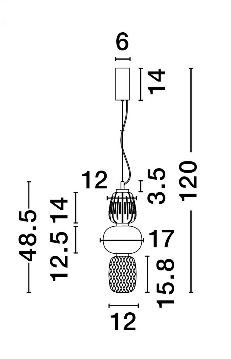 Lampa wisząca ARROYOS LE44495 - Luces Exclusivas - obrazek 4