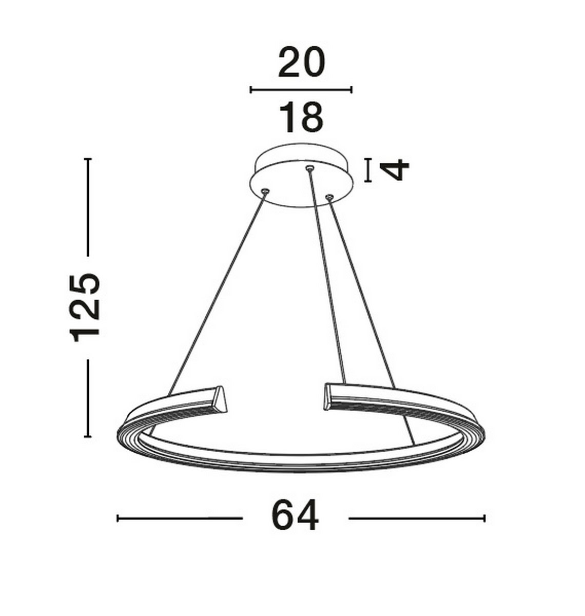 Lampa wisząca ORINOCO LE44530 - Luces Exclusivas - obrazek 3