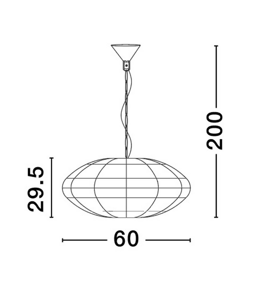 Lampa wisząca GUARDIA LE44580 - Luces Exclusivas - obrazek 4