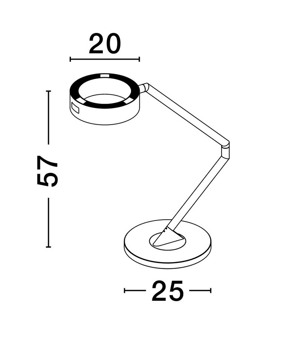 Lampa biurkowa ALMAY LE44607 - Luces Exclusivas - obrazek 4