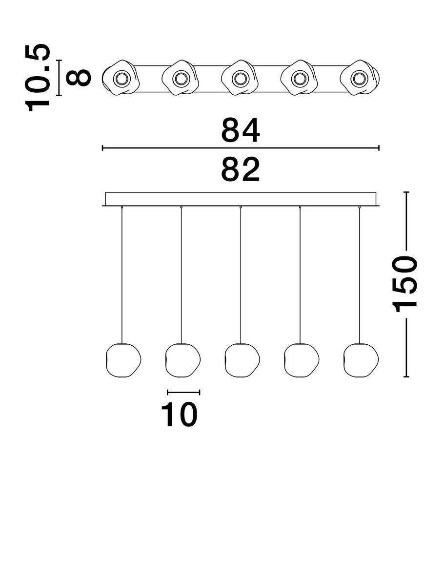 Lampa wisząca CHEPEN LE44644 - Luces Exclusivas - obrazek 4