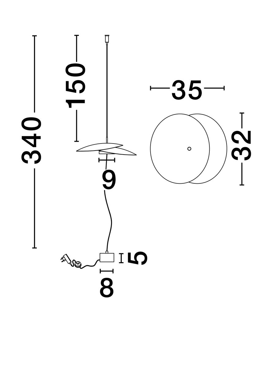 Lampa podłogowa YACUIBA LE44738 - Luces Exclusivas - obrazek 4