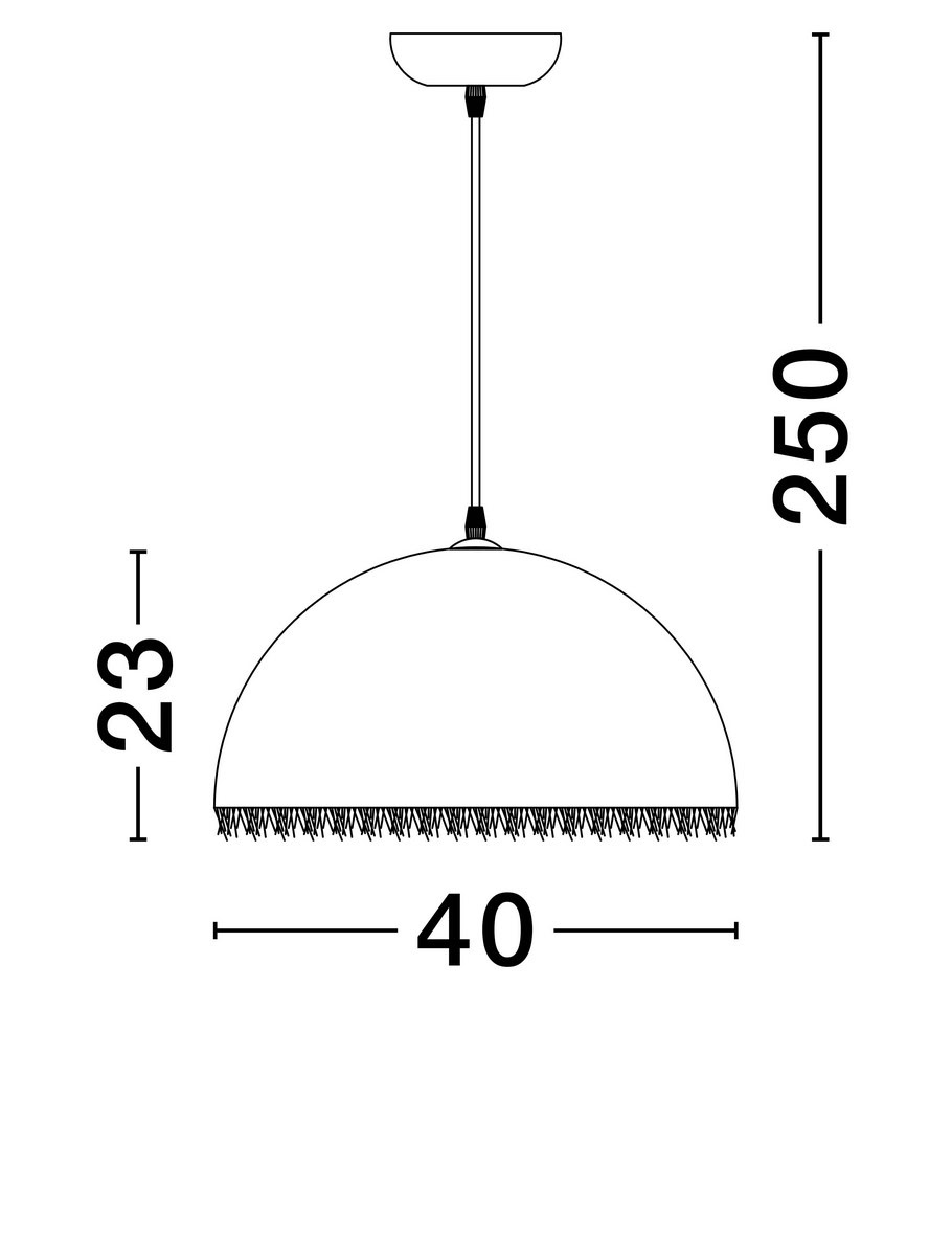 Lampa wisząca MIZQUE LE44748 - Luces Exclusivas - obrazek 2
