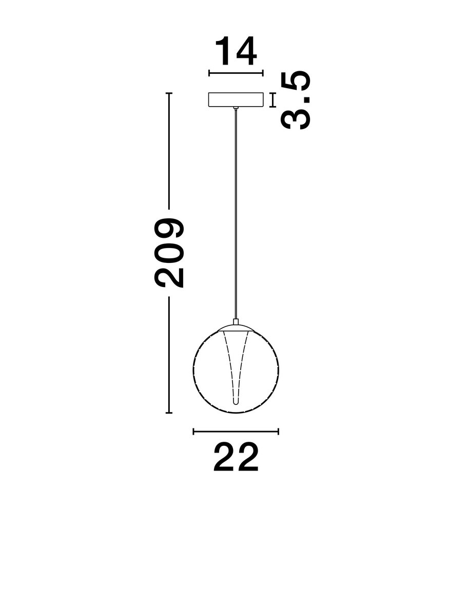 Lampa wisząca HUALMAY LE44832 - Luces Exclusivas - obrazek 4
