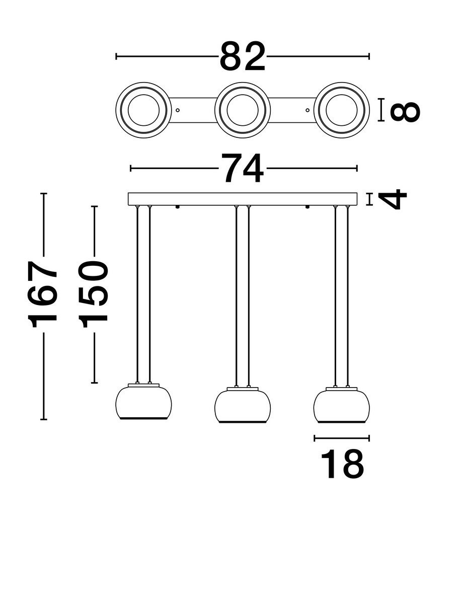 Lampa wisząca HUARMEY LE44843 - Luces Exclusivas - obrazek 4