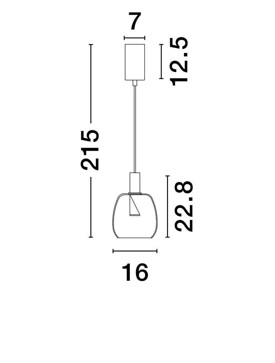 Lampa wisząca IQUITOS LE44845 - Luces Exclusivas - obrazek 2