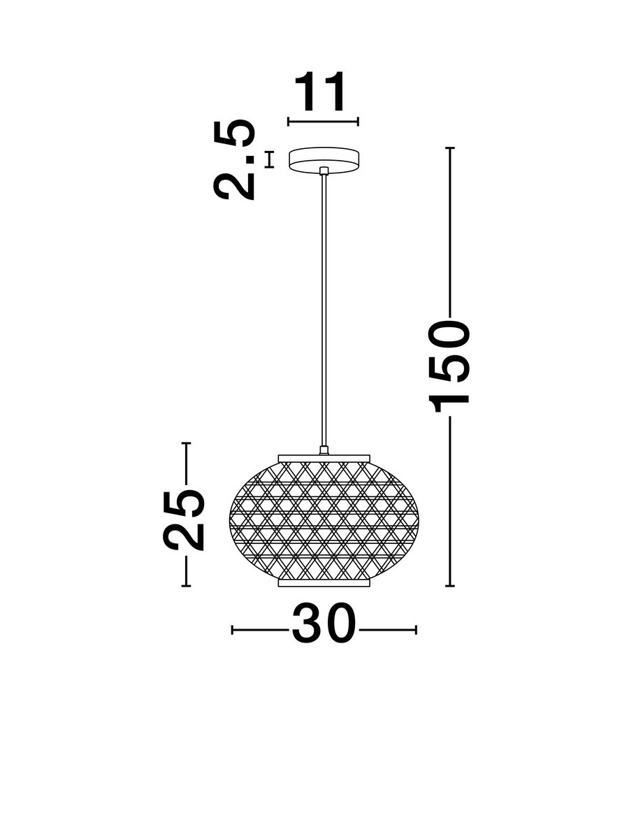 Lampa wisząca REQUENA LE44861 - Luces Exclusivas - obrazek 2