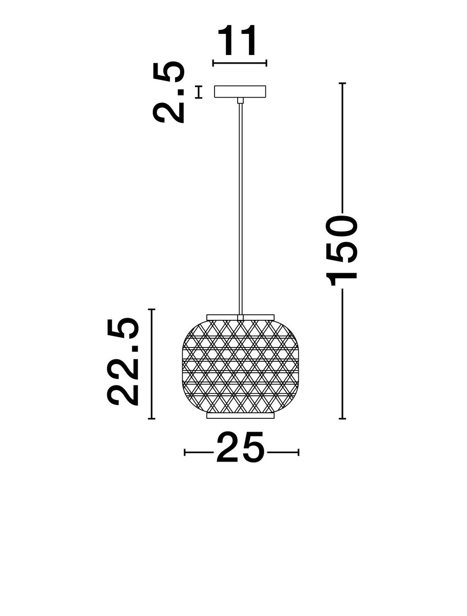 Lampa wisząca REQUENA LE44862 - Luces Exclusivas - obrazek 4