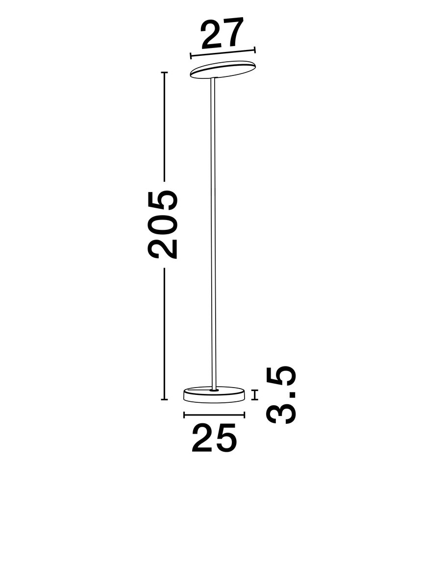 Lampa podłogowa TRUNCADO LE44951 - Luces Exclusivas - obrazek 4