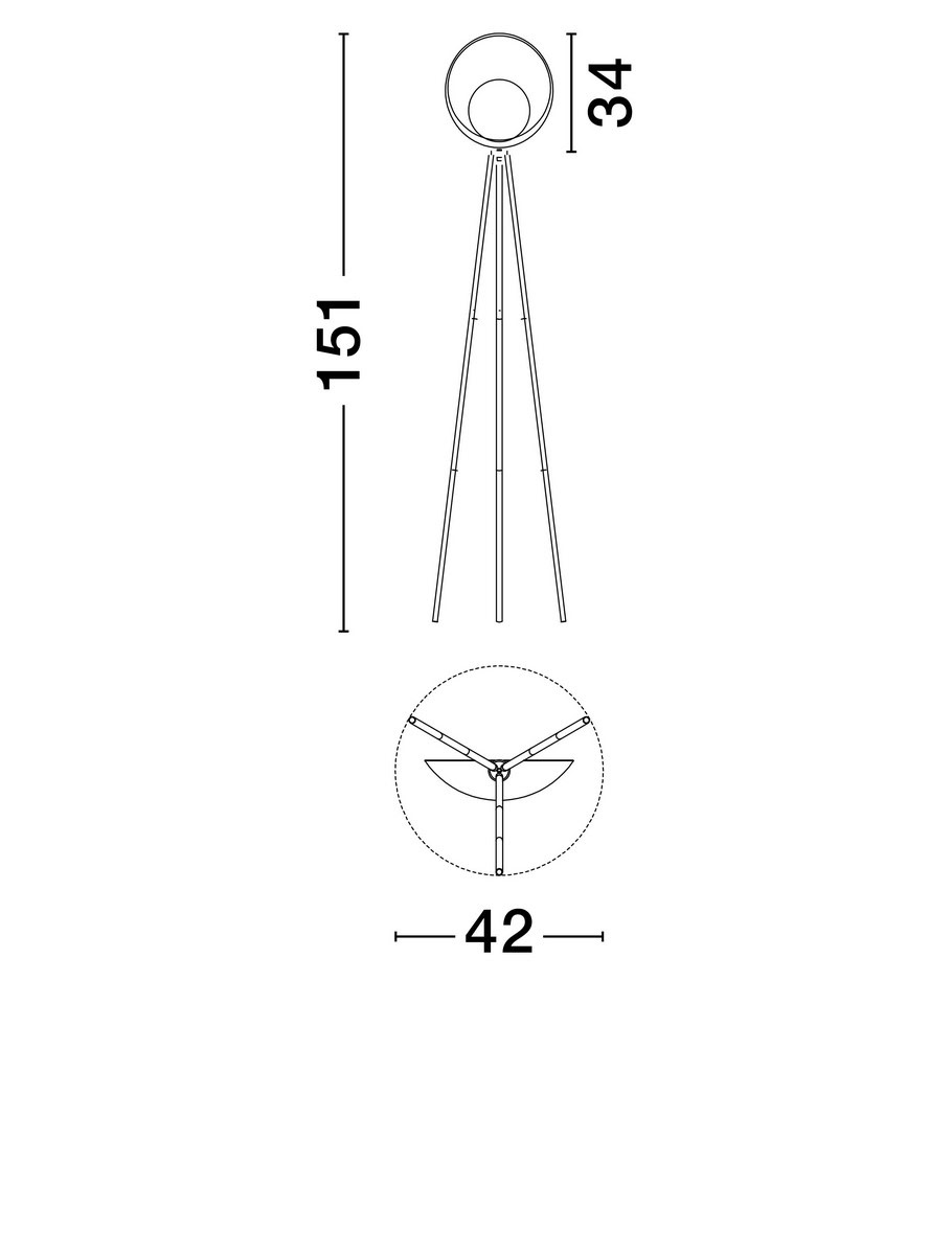 Lampa podłogowa CATIAMAR LE44958 - Luces Exclusivas - obrazek 2
