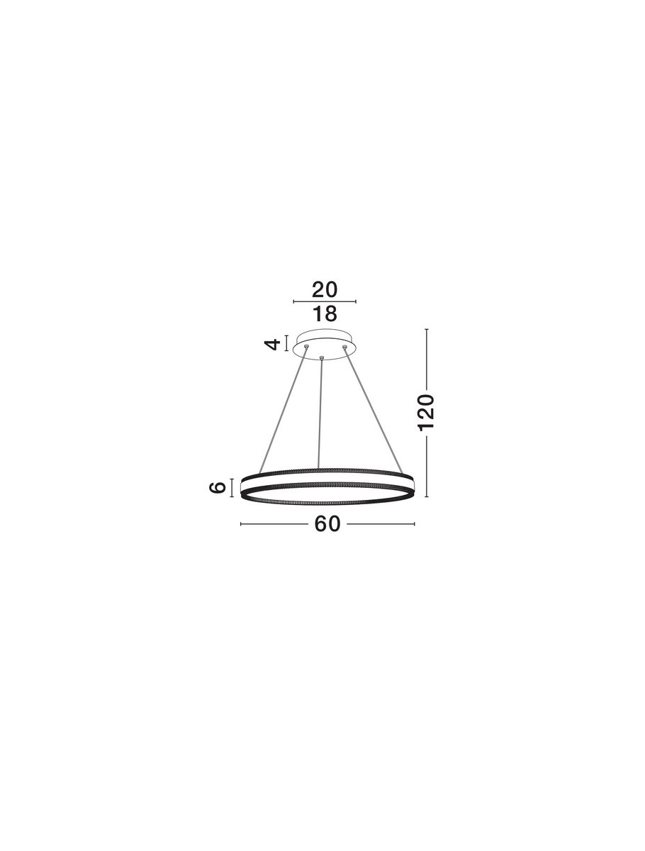 Lampa wisząca DONTERIO LE45400 - Luces Exclusivas - obrazek 3