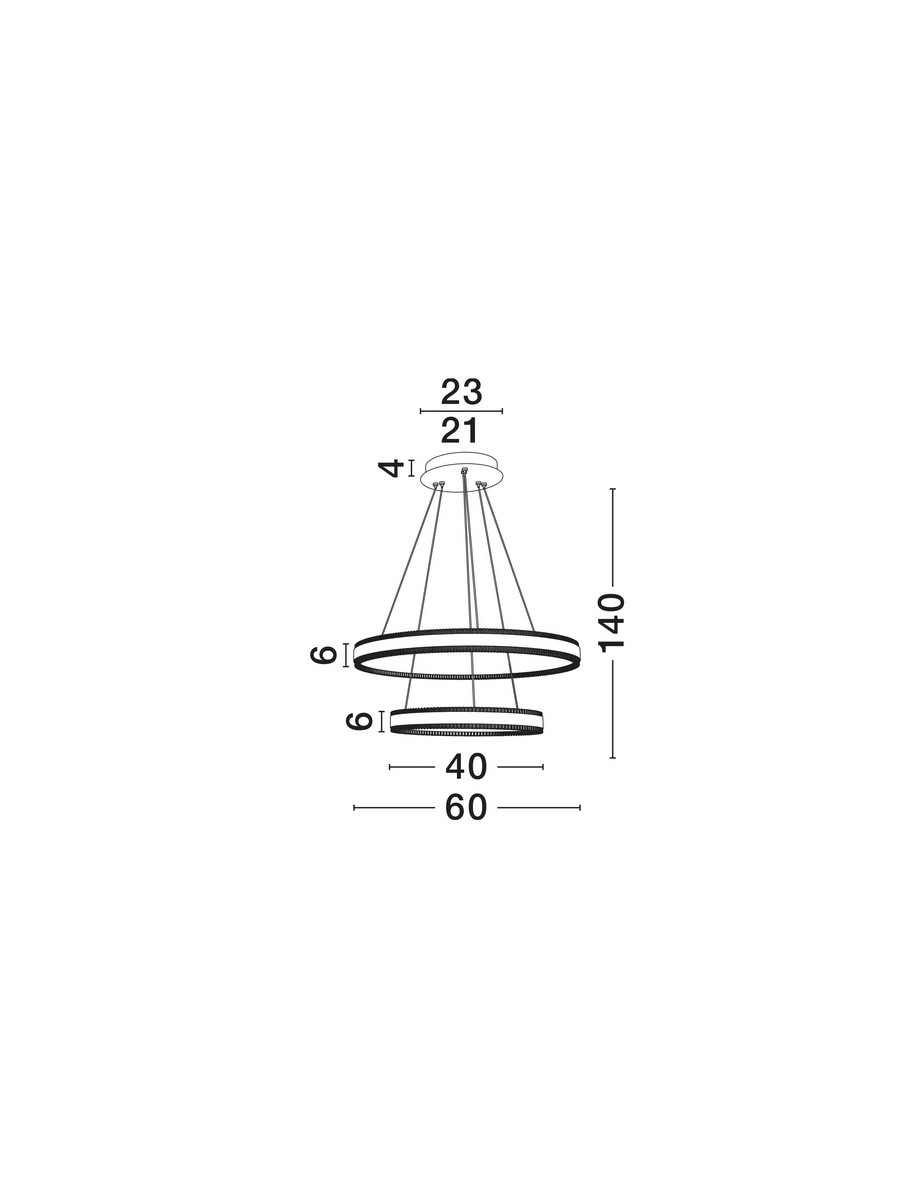 Lampa wisząca DONTERIO LE45401 - Luces Exclusivas - obrazek 4