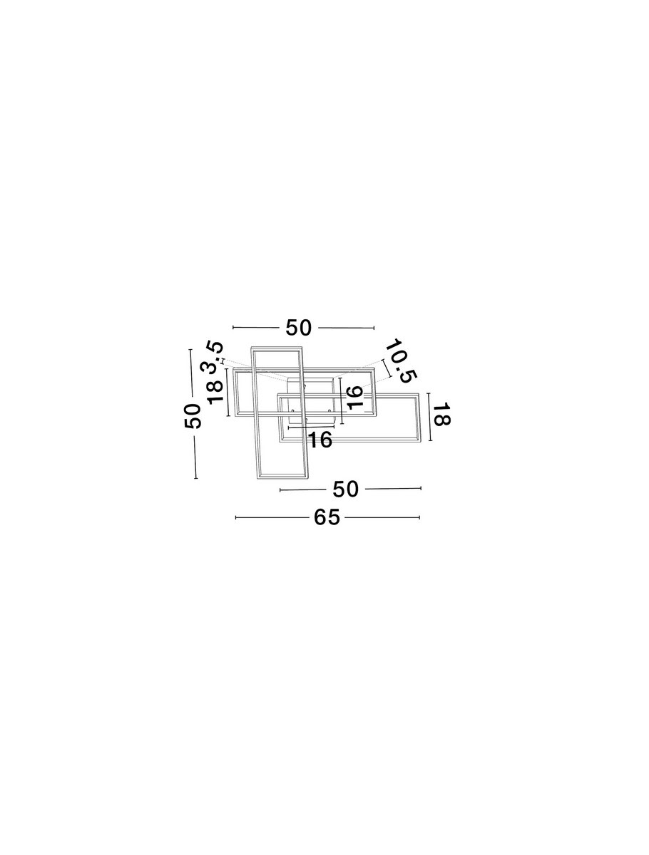 Lampa sufitowa DENVERA LE45477 - Luces Exclusivas - obrazek 2