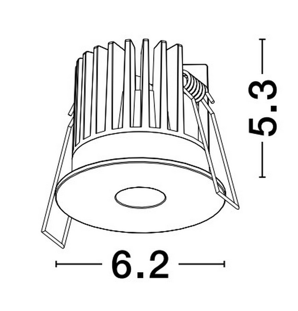 Lampa wpuszczana ACALAMA LE61603 - Luces Exclusivas - obrazek 2