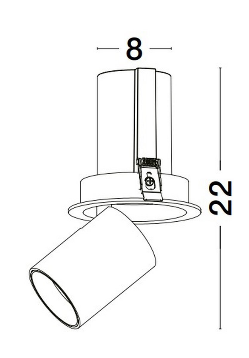 Lampa wpuszczana ACALAPA LE61607 - Luces Exclusivas - obrazek 2