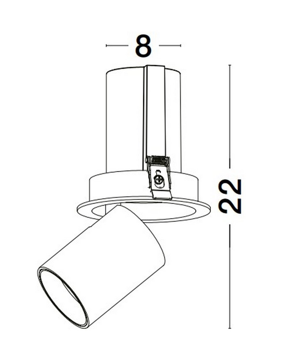 Lampa wpuszczana ACALAPA LE61608 - Luces Exclusivas - obrazek 2