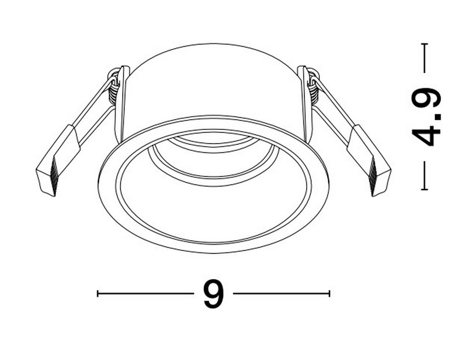 Lampa wpuszczana ACAMBAY LE61611 - Luces Exclusivas - obrazek 2