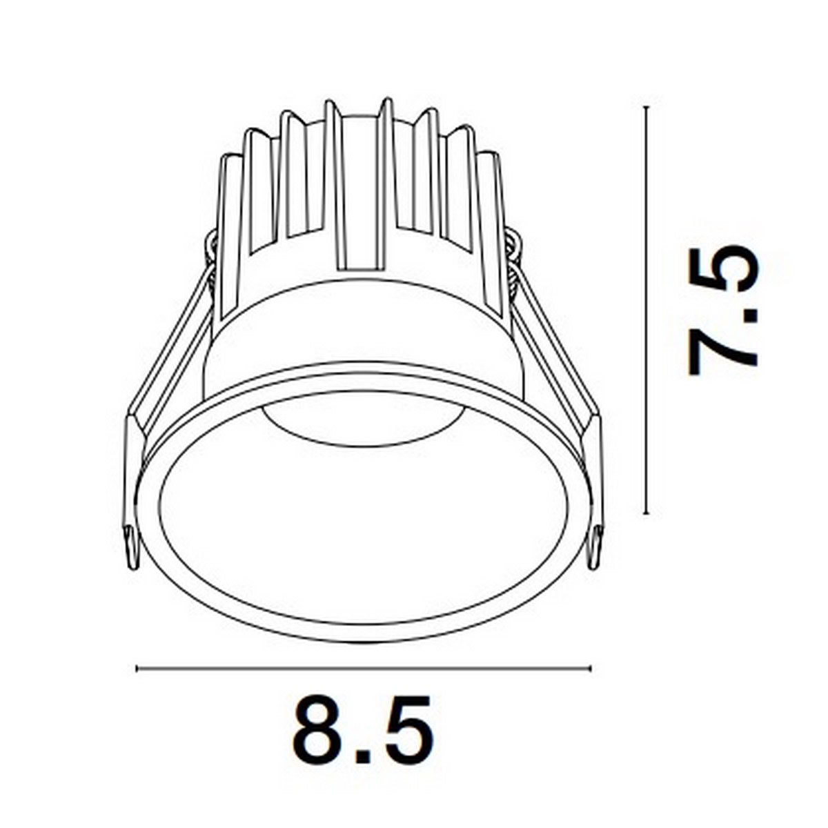 Lampa wpuszczana ARAMIEL LE65102 - Luces Exclusivas - obrazek 2