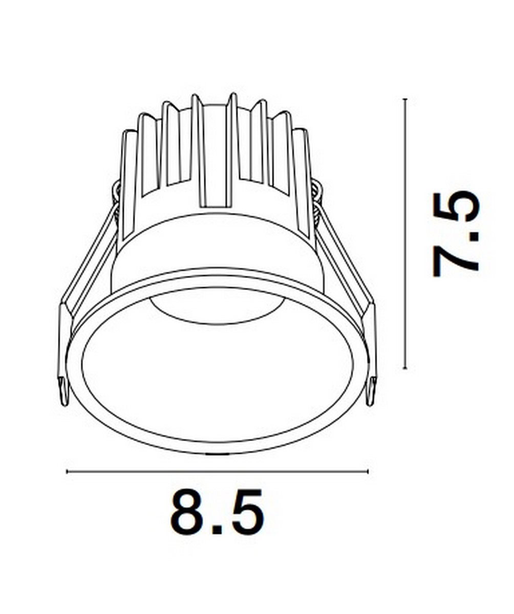 Lampa wpuszczana ARAMIEL LE65112 - Luces Exclusivas - obrazek 2