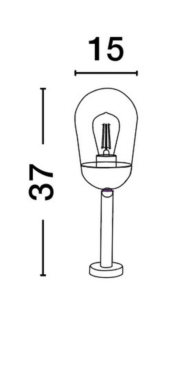 Zewnętrzna lampa stojąca JUCHITAN LE71503 - Luces Exclusivas - obrazek 4