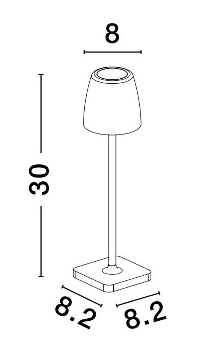 Lampka zewnętrzna przenośna AGUITA LE73548 - Luces Exclusivas - obrazek 2