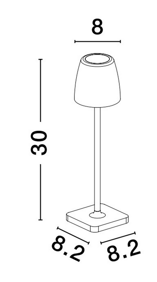 Lampka zewnętrzna przenośna AGUITA LE73551 - Luces Exclusivas - obrazek 2