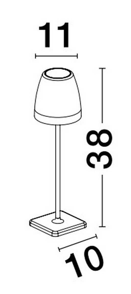 Lampka zewnętrzna przenośna AGUITA LE73559 - Luces Exclusivas - obrazek 2