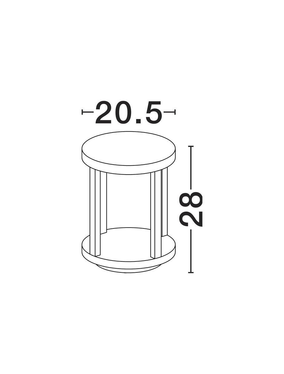 Zewnętrzna lampa stojąca TAZORIA LE75170 - Luces Exclusivas - obrazek 4