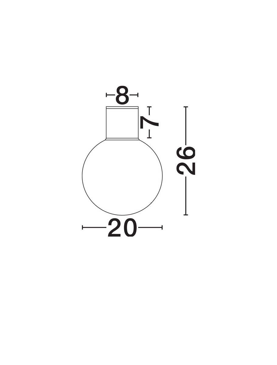 Zewnętrzna Lampa sufitowa BAZORIA LE75257 - Luces Exclusivas - obrazek 4