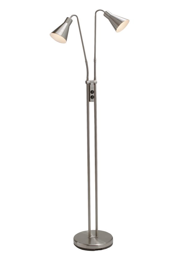 Lampa podłogowa ODENSE 2L Stalowy 102241 - Markslojd