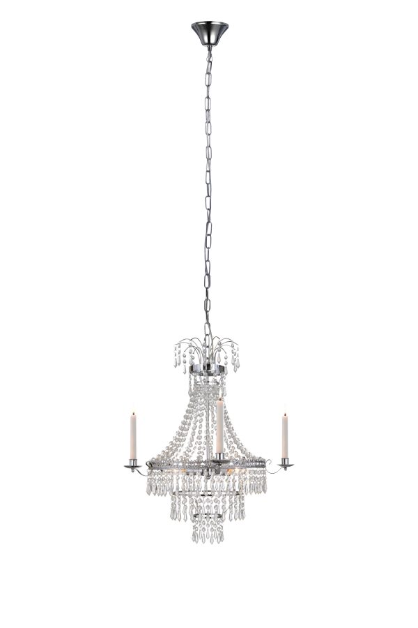 Żyrandol kryształ MARIELUND 3L Chrom/Mc 105156 - Markslojd