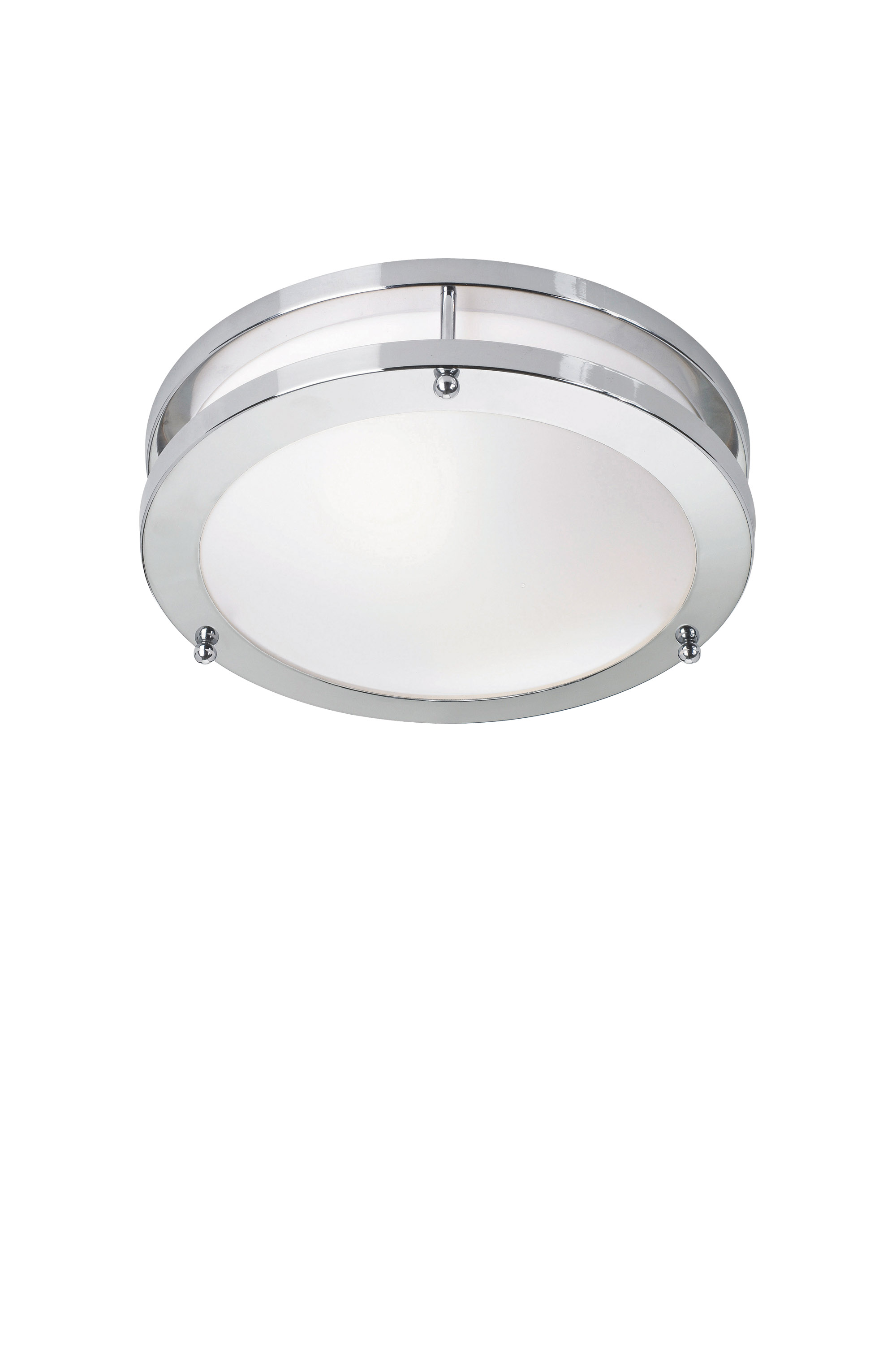 Plafon nowoczesny TABY LED IP44 Chrom/Biały 105621 - Markslojd