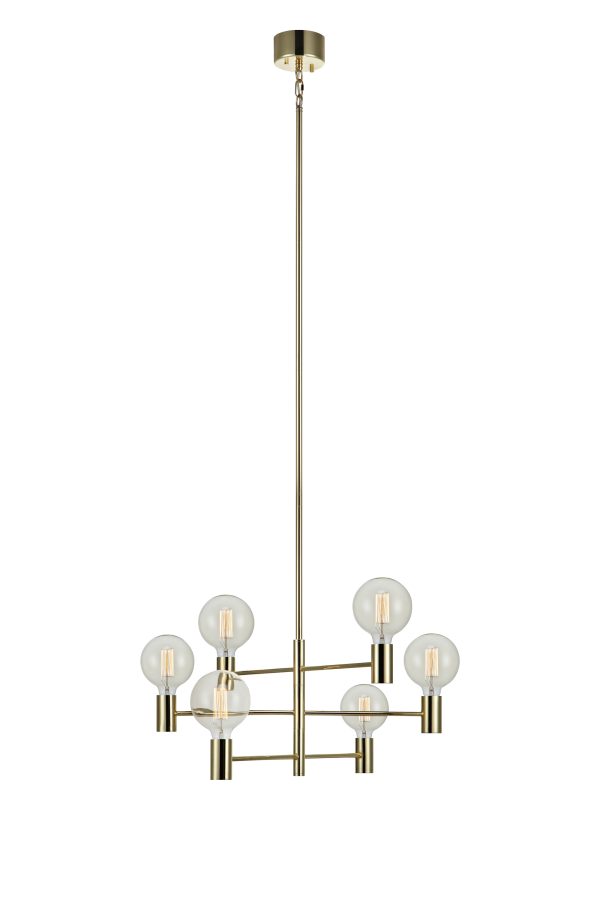 Lampa skandynawska wisząca CAPITAL Złota 106418 - Markslojd