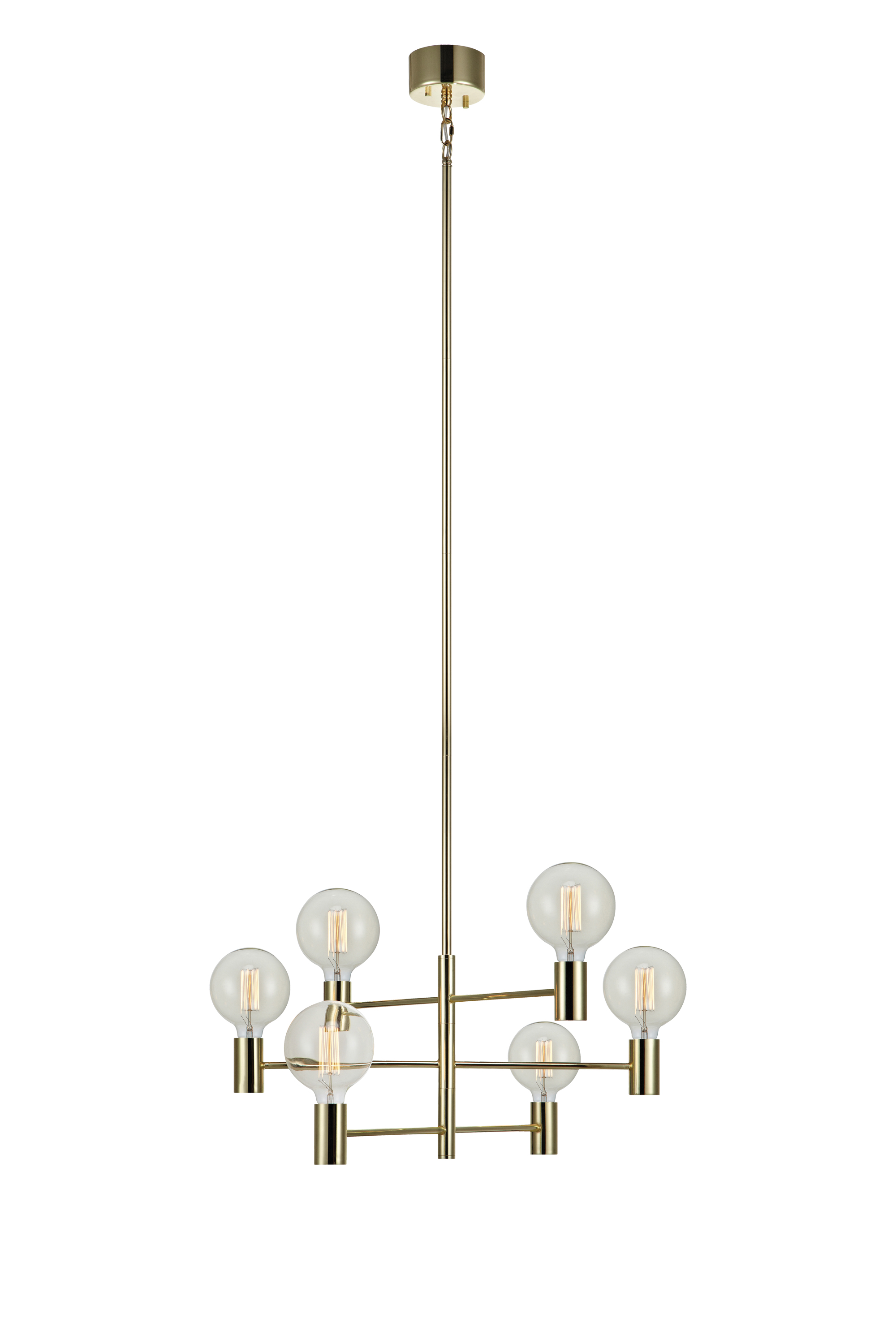 Lampa skandynawska wisząca CAPITAL Złota 106418 - Markslojd