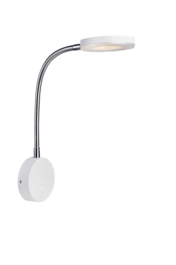 Kinkiet nowoczesny FLEX Biały/Chrom 106468 - Markslojd