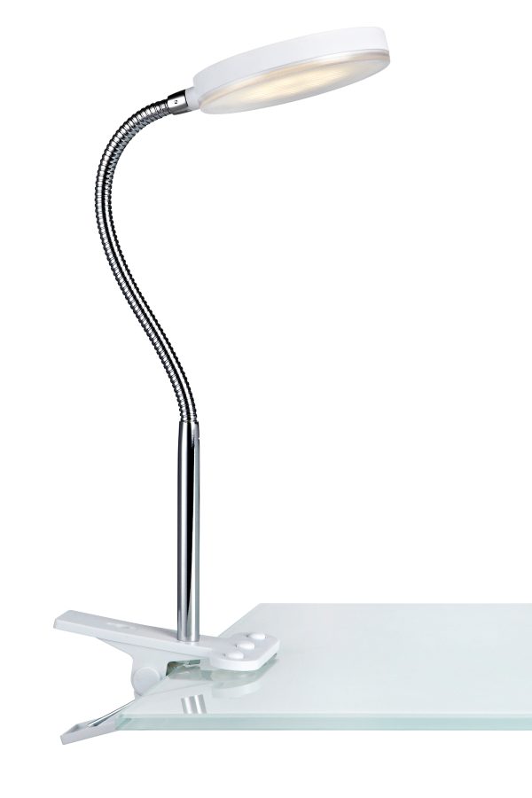 Lampa stołowa FLEX Klips, Biała 106470 - Markslojd